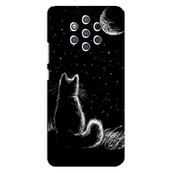 Чохол з принтом «Котик і місяць» для Nokia 9 Чохол з принтом «Котик і місяць» для Nokia 9