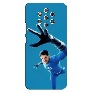 Чохол з принтом Фантастична четвірка для Nokia 9 (Містер Фантастік супергерой)