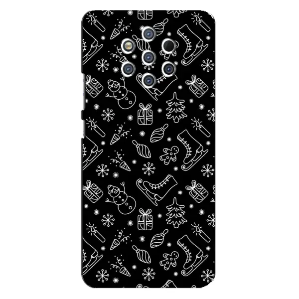Чохол з принтом «Новорічний фон» для Nokia 9