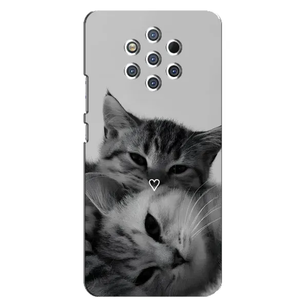 Чохол з принтом «Пара котів» для Nokia 9