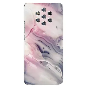 Мраморний чехол на Nokia 9 (VPrint) (Пурпурний Мрамор)