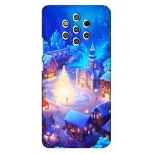 Різдвяні Чохли для Nokia 9 (VPrint) (Різдвяне місто)