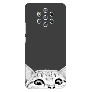 Чохол з принтом «Виглядає котик» для Nokia 9