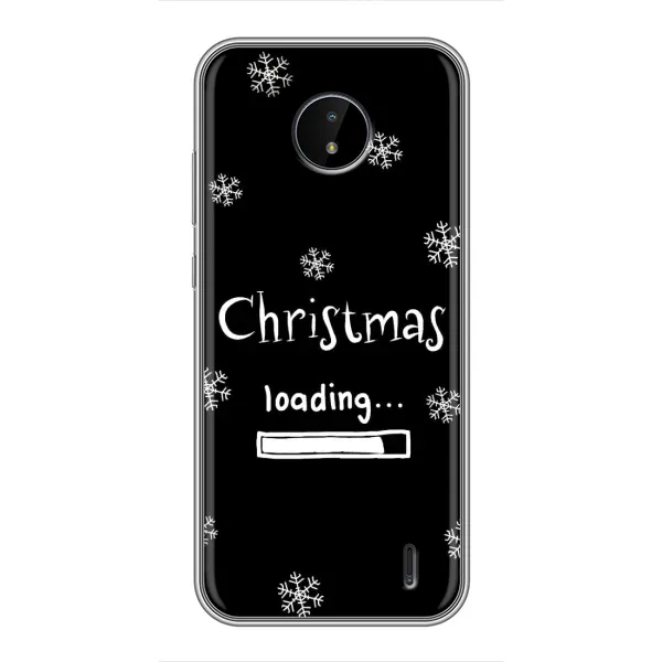 Чехол с принтом «Christmas loading» для Nokia C10