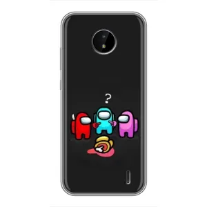 Чехол Амонг Ас для Nokia C10 (AlphaPrint)