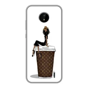 Чохли Луі Вітон для Nokia C10 (AlphaPrint - LOUIS VUITTON) (кава LOUIS VUITTON)