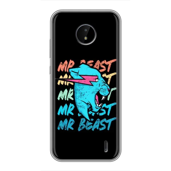 Чохол з принтом «logo Mr beast» для Nokia C10