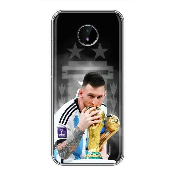 Чехол с принтом «Месси Чемпион» для Nokia C10
