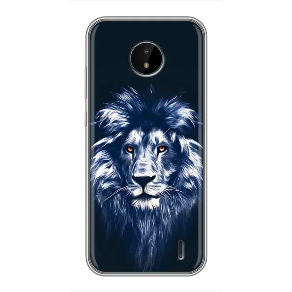 Чехол с принтом «Синий Лев» для Nokia C10