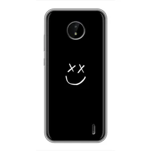 Чохол для Нокія Ц10 - (AlphaPrint) з принтом (ТОП продажів) (Смайл)