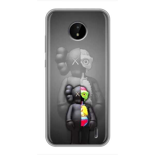 Чохол з принтом «Тіло Bearbrick» для Nokia C10
