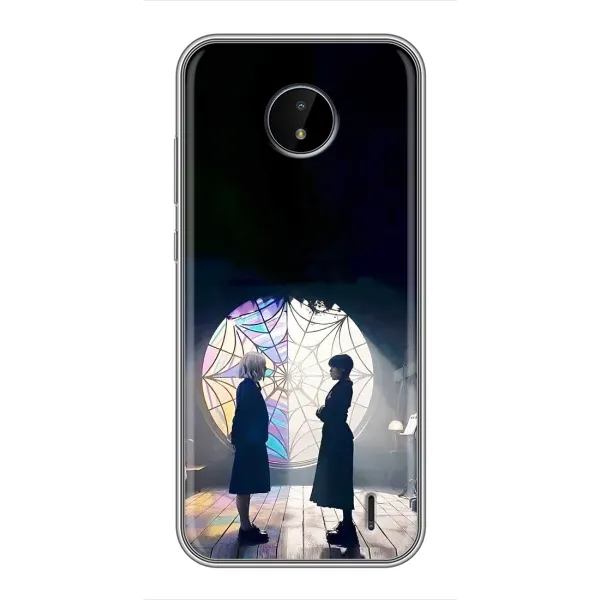 Чехол с принтом «Уэнздей и Инид» для Nokia C10 Чехол с принтом «Уэнздей и Инид» для Nokia C10