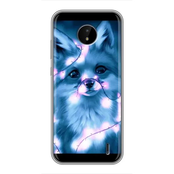 Чохол з принтом «Яскрава лисичка» для Nokia C10