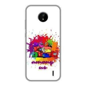 Чохли Амонг Ас для Nokia C10 (AlphaPrint) (Яскравий АмонгАс)