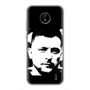 Чохол для Nokia C10 (AlphaPrint - с принтом Зеленського) (Зеленский АРТ)