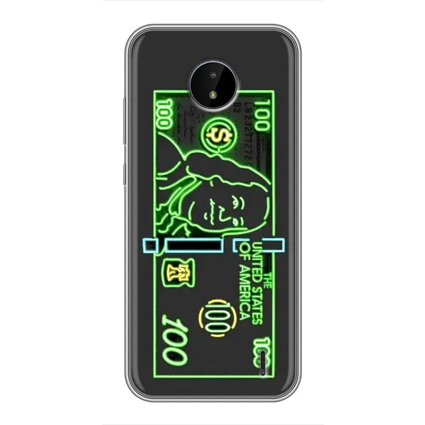 Чехол с принтом «Баксы» для Nokia C20 Plus