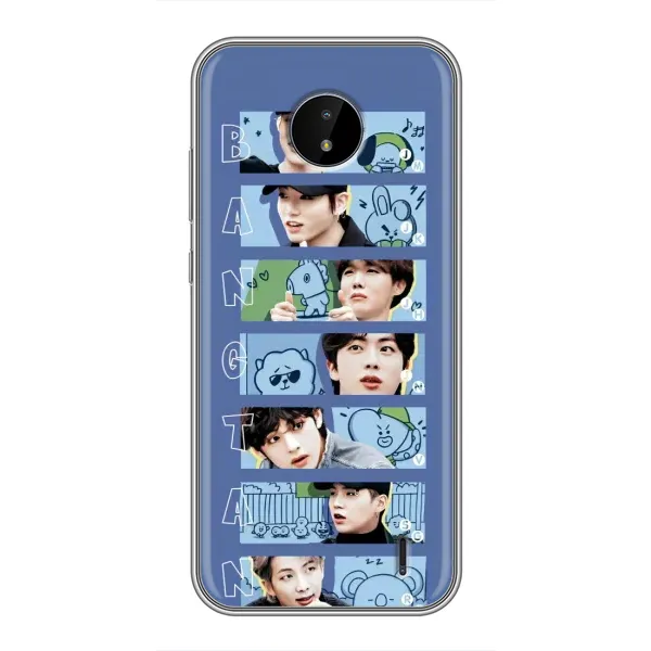 Чехол с принтом «Bangtan» для Nokia C20 Plus