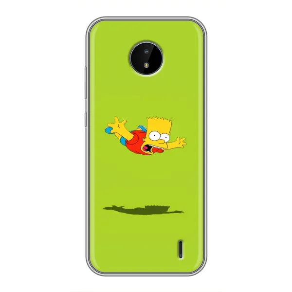 Чохол з принтом «Барт Сімпсон» для Nokia C20 Plus
