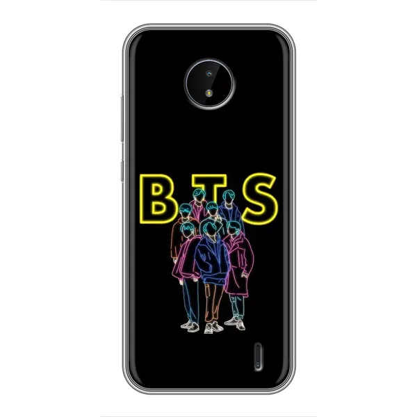 Чехол с принтом «BTS стайл» для Nokia C20 Plus