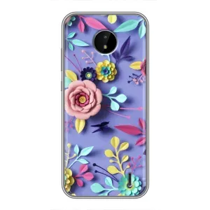 Чехлы с Цветами для Nokia C20 Plus (VPrint) (Цветочный дизайн)