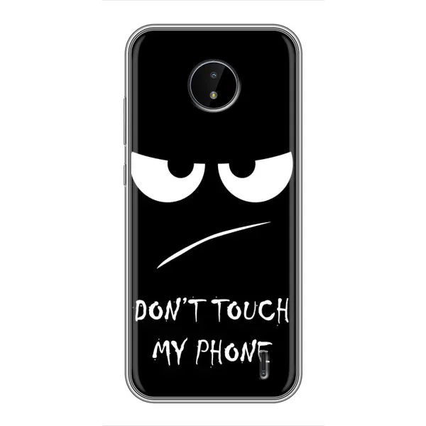 Чохол з принтом «Dont Touch» для Nokia C20 Plus