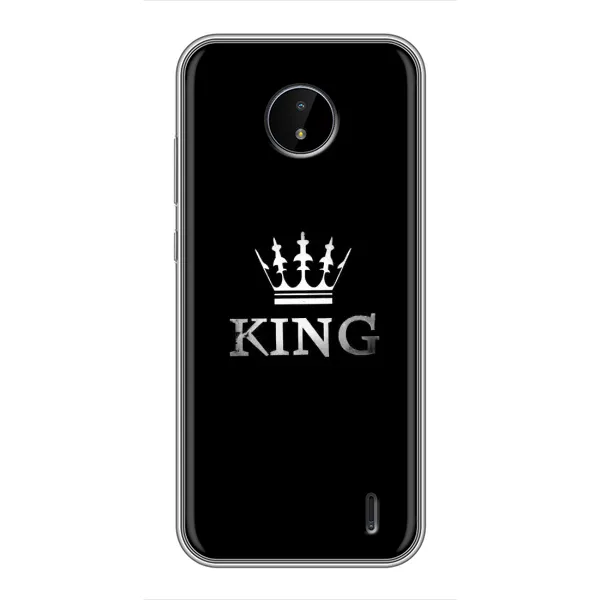 Чехол с принтом «KING» для Nokia C20 Plus