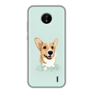 Чехлы с собаками для Nokia C20 Plus (VPrint) (Корги)