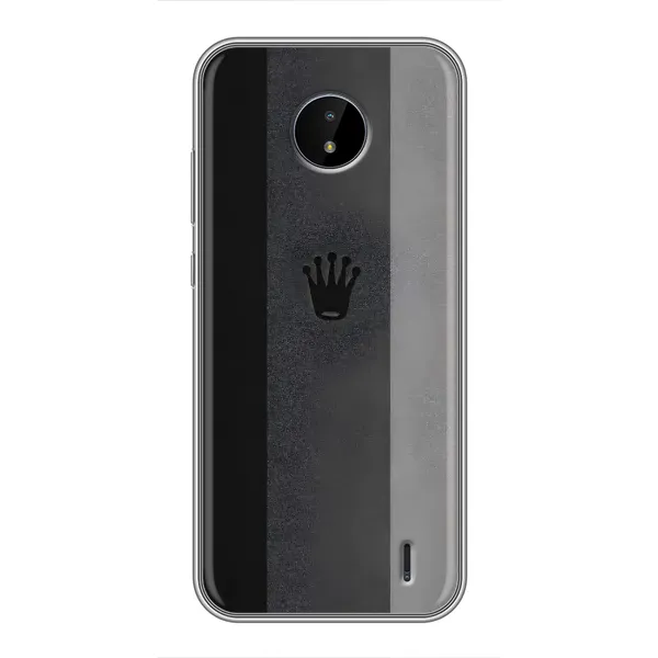Чехол с принтом «Коронка» для Nokia C20 Plus