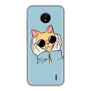Чехол на  с Котами (VPrint) (Котик в очках)