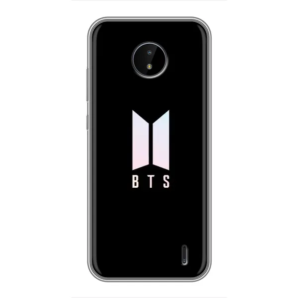 Чехол с принтом «Лого BTS» для Nokia C20 Plus