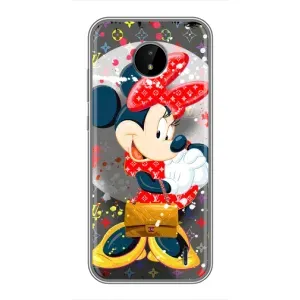 Чехол Disney Mouse Nokia C20 Plus (PREMIUMPrint) (Minni с бантиком)