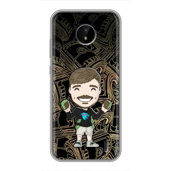 Чехол с принтом «Mister Beast» для Nokia C20 Plus