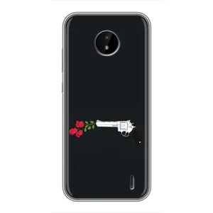 Чехлы (ART) Цветы на Nokia C20 Plus (VPrint) (Неожиданные цветы)
