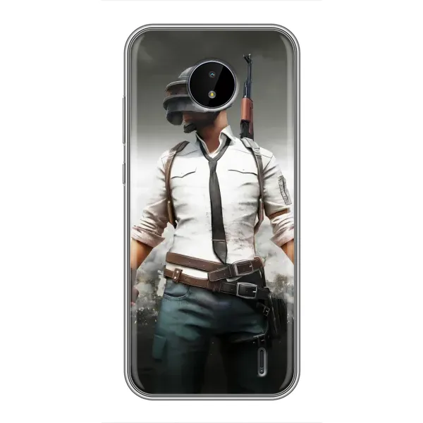 Чохол з принтом «Пабг мен» для Nokia C20 Plus