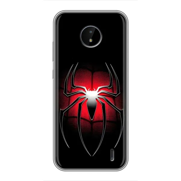 Чехол с принтом «Паук марвел» для Nokia C20 Plus