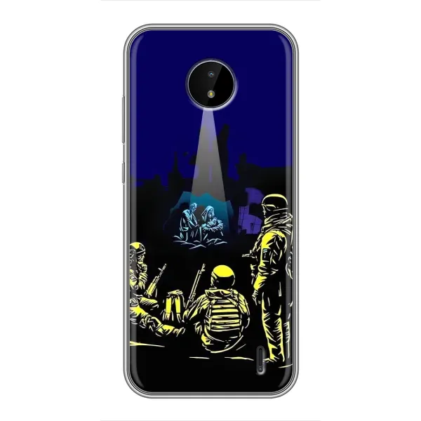 Чехол с принтом «Рождество в Украине» для Nokia C20 Plus
