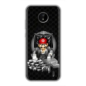 Чехлы с крутыми принтами для Nokia C20 Plus - (PREMIUMPrint) (Супер Марио)