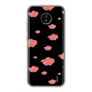 Чехлы Персонажи Аниме Наруто для Nokia C20 Plus (AlphaPrint) (Тучки Аниме)