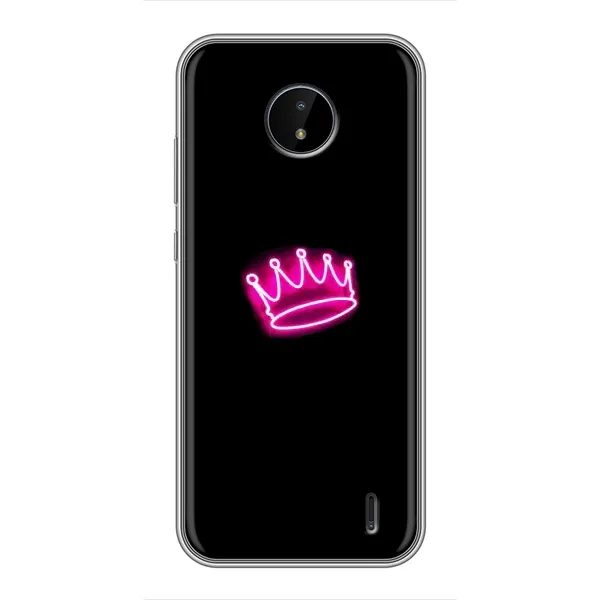 Чехол с принтом «Яркая корона» для Nokia C20 Plus