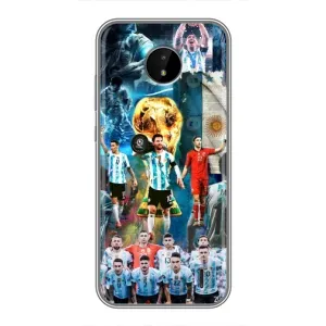 Чехлы Месси для Nokia C20 (AlphaPrint) (Аргентина Месси)