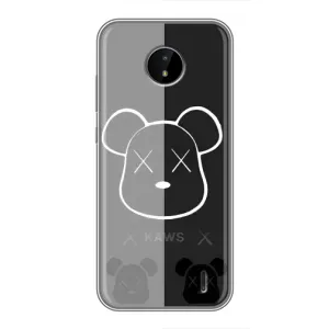 Чехлы для Nokia C20 - Bearbrick Louis Vuitton (PREMIUMPrint) (БеарБрик глаза)