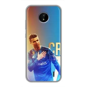 Чехол Криштиану Роналду для Nokia C20 (AlphaPrint) (CR7 Real)