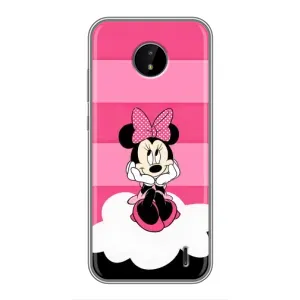 Эксклюзивный чехол для Nokia C20 (AlphaPrint - Мультяшные) (Девочка Maus)