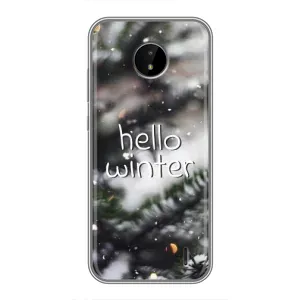 Новогодние, Праздничные Чехлы для Nokia C20 - 2024 год (Hello winter)