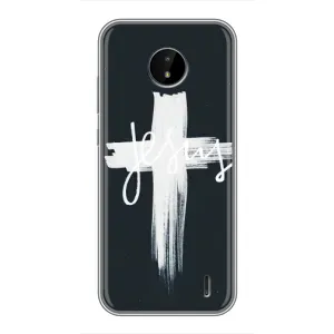 Чехол для Nokia C20 (AlphaPrint) - (Христианские) (Иисус)