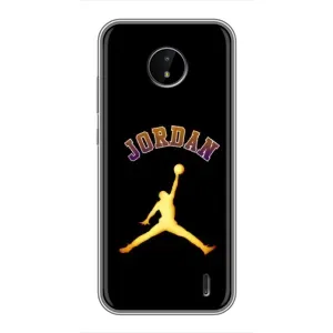 Чехлы для Nokia C20 - с картинкой JORDAN (AlphaPrint) (Jordan Gold)