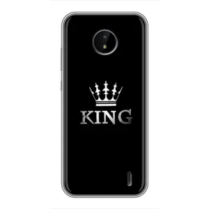 Чехол с Короной Нокиа С20 - (AlphaPrint) (KING)