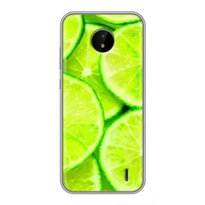 Чехлы с Фруктами для Nokia C20 (VPrint) (Лайм)