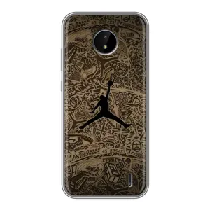 Чехлы для Nokia C20 - с картинкой JORDAN (AlphaPrint) (Logo Jordan)