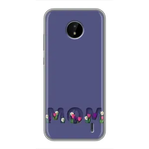 Чехлы для мамы на Nokia C20 (Мама в цветах)